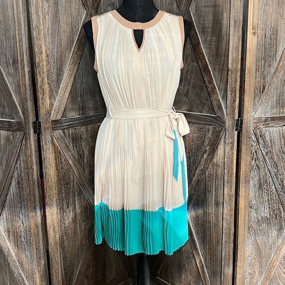 C Luce pleaded dress NWT